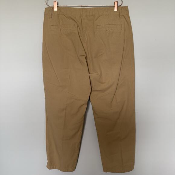 J. Crew Womens Pants 32 Khaki Sailor Chino Heritage Wide Leg BP499 Preppy Prep - Picture 8 of 9